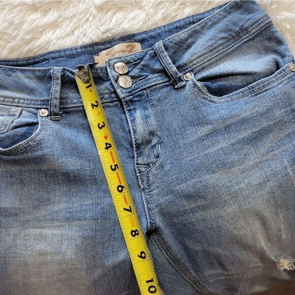 Seven7 cropped raw hem jeans sz 6 - Picture 9 of 10